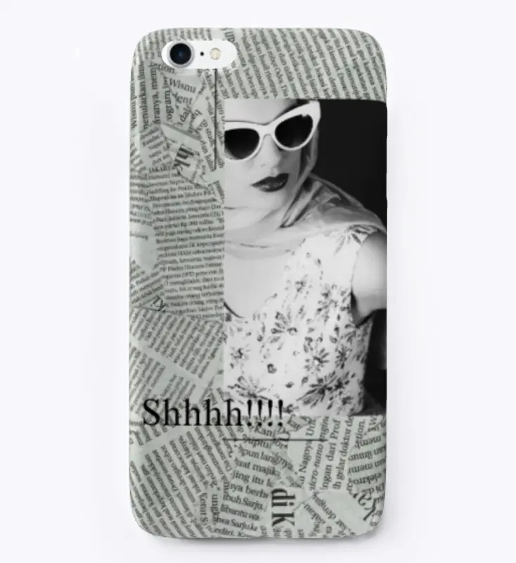 Newspaper Graphic Phone Case