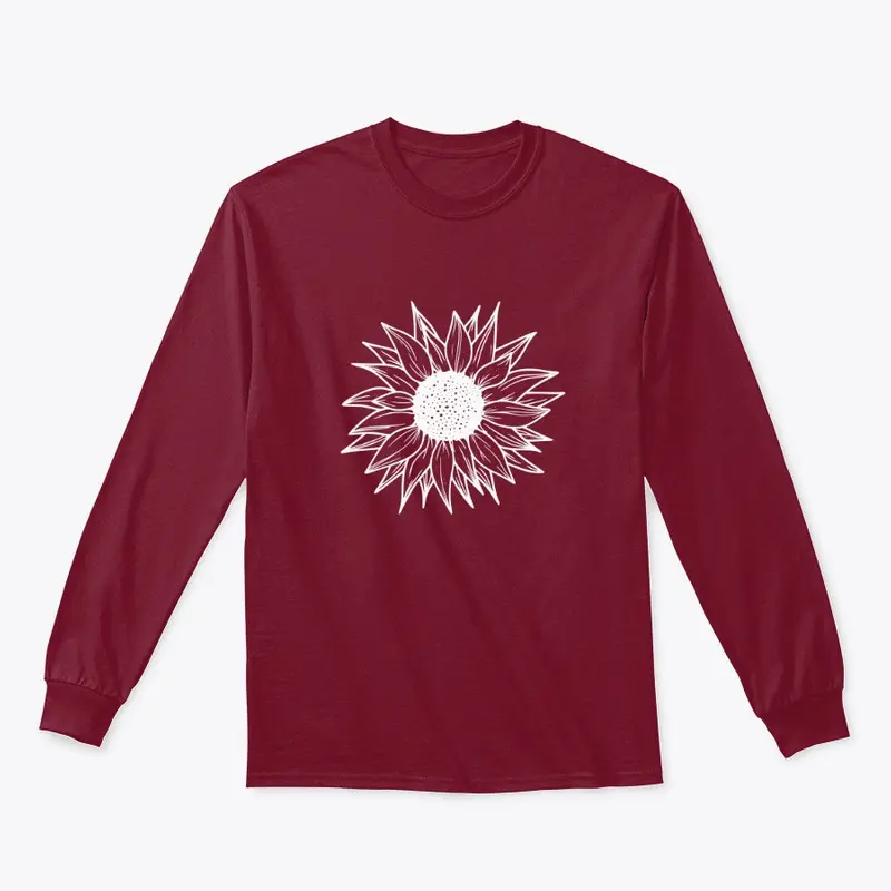 Sunflower Graphic Round Neck Sweatshirt