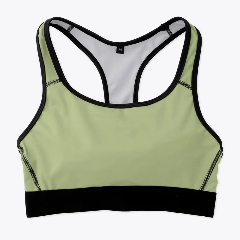 Sage green sports bra